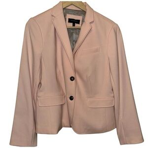 EUC Talbots Pink Blazer Structured Notched Lapel